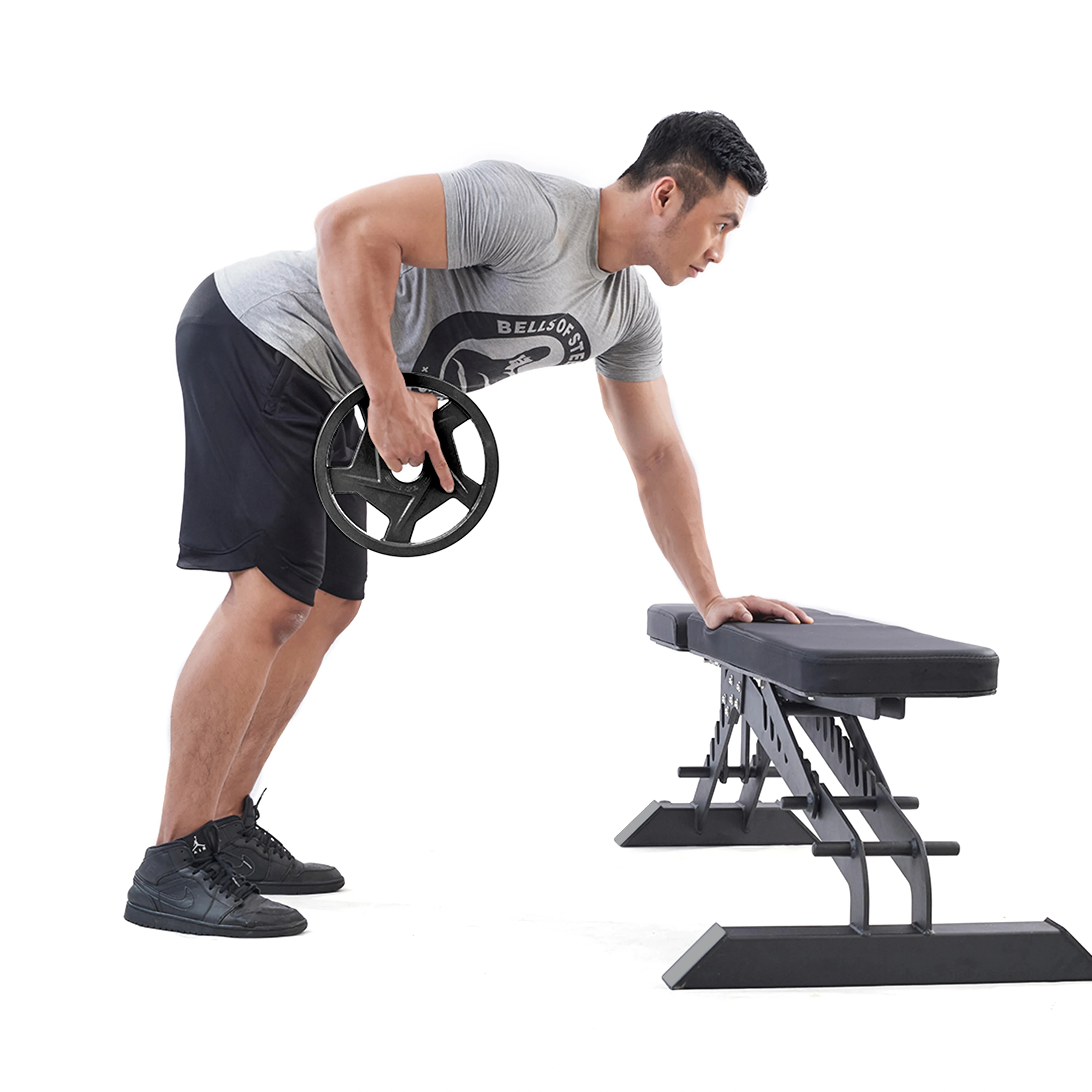 Black Mighty Grip Olympic Weight Plate Sets - Image 3