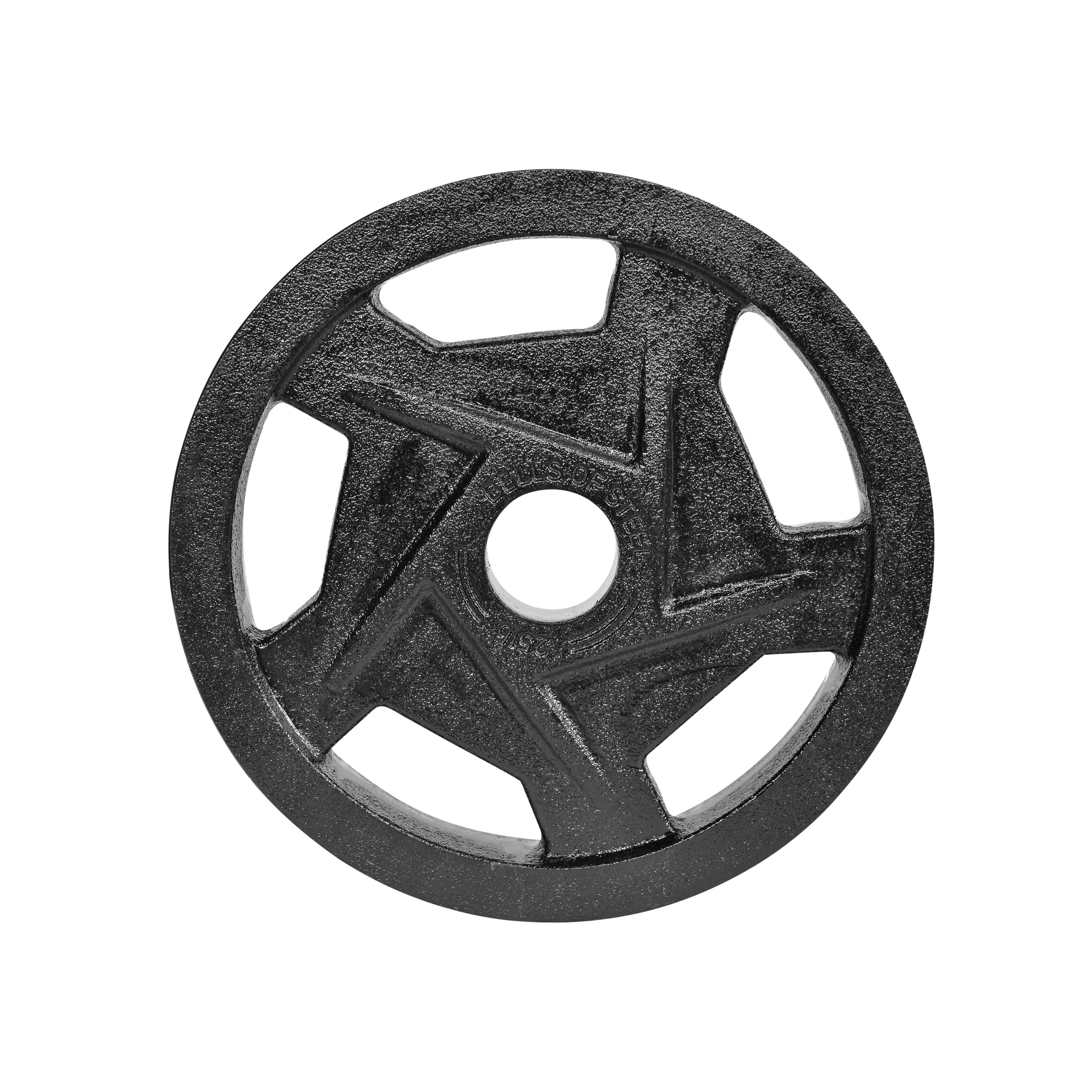 Black Mighty Grip Olympic Weight Plates - Image 16