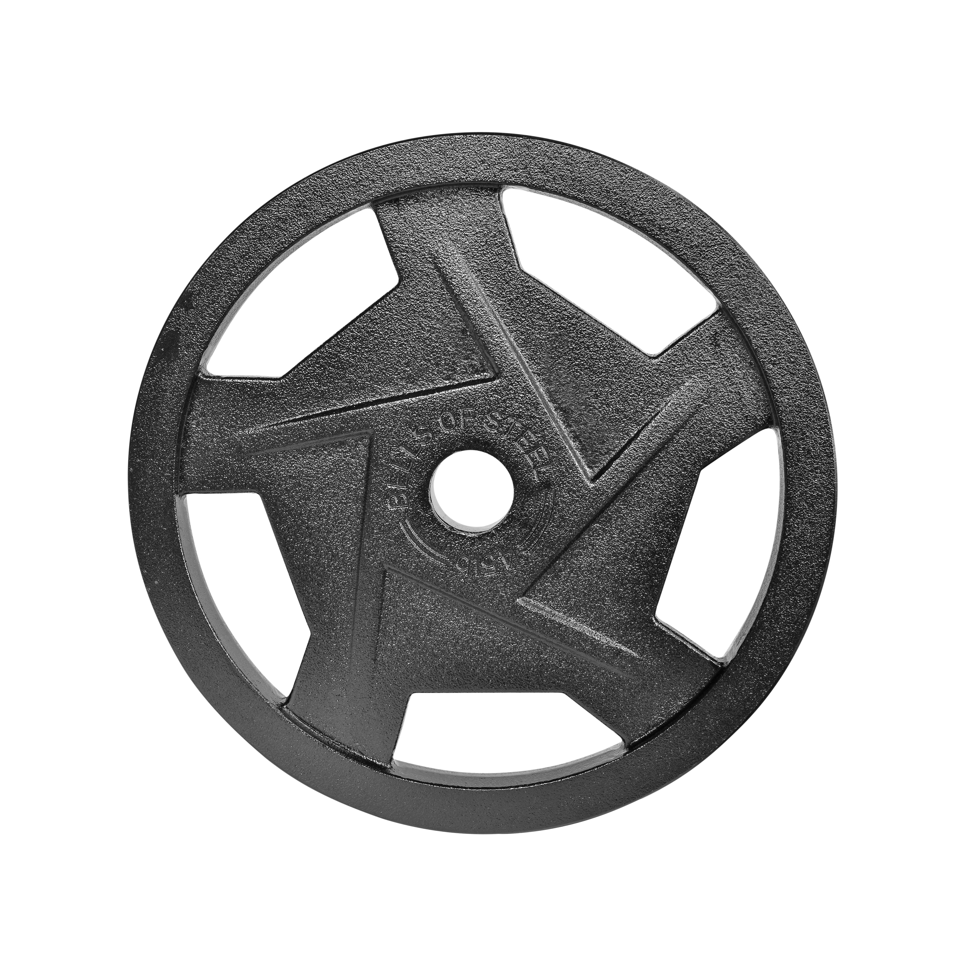 Black Mighty Grip Olympic Weight Plates - Image 18
