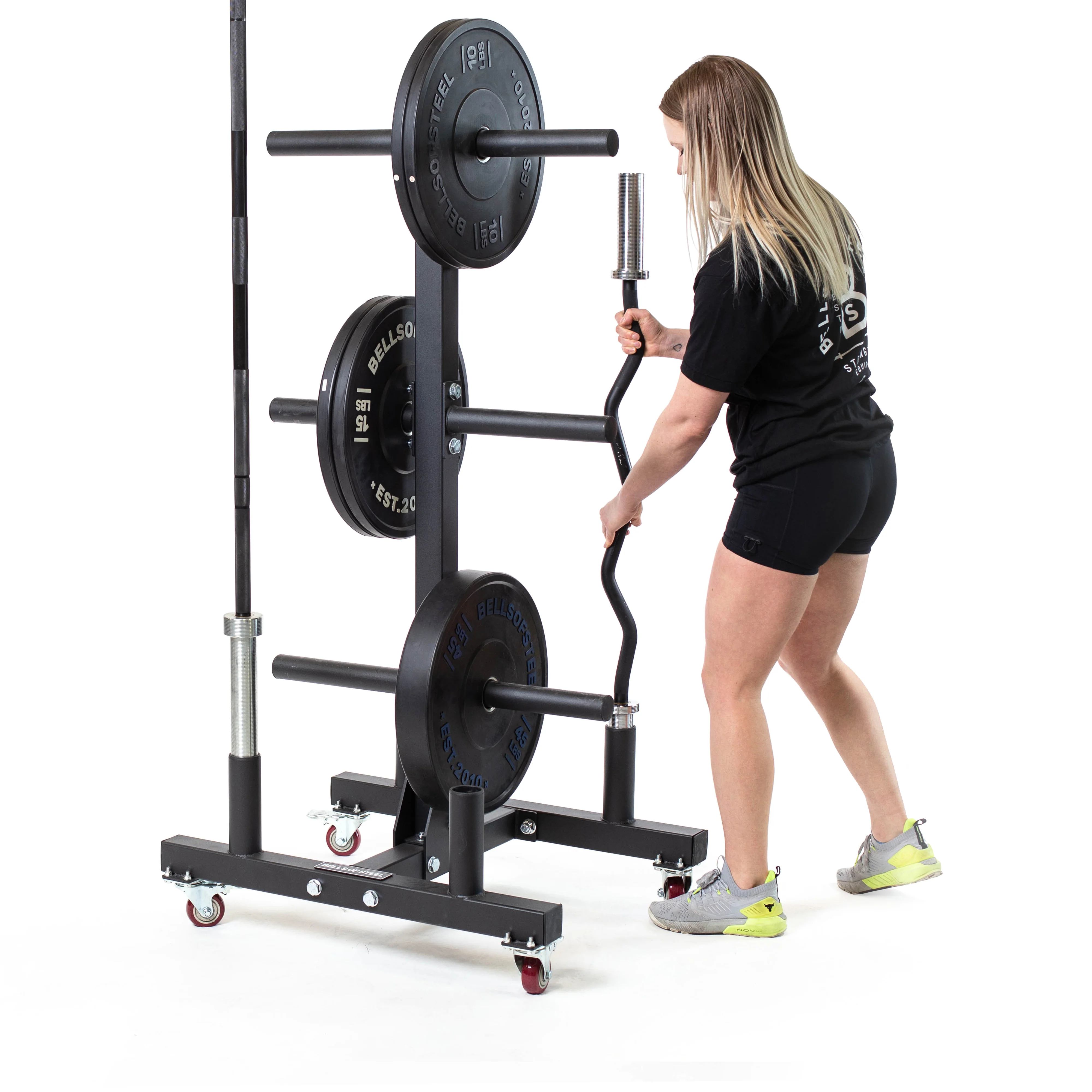 Bumper Plate Weight Tree And Bar Holder - Image 5