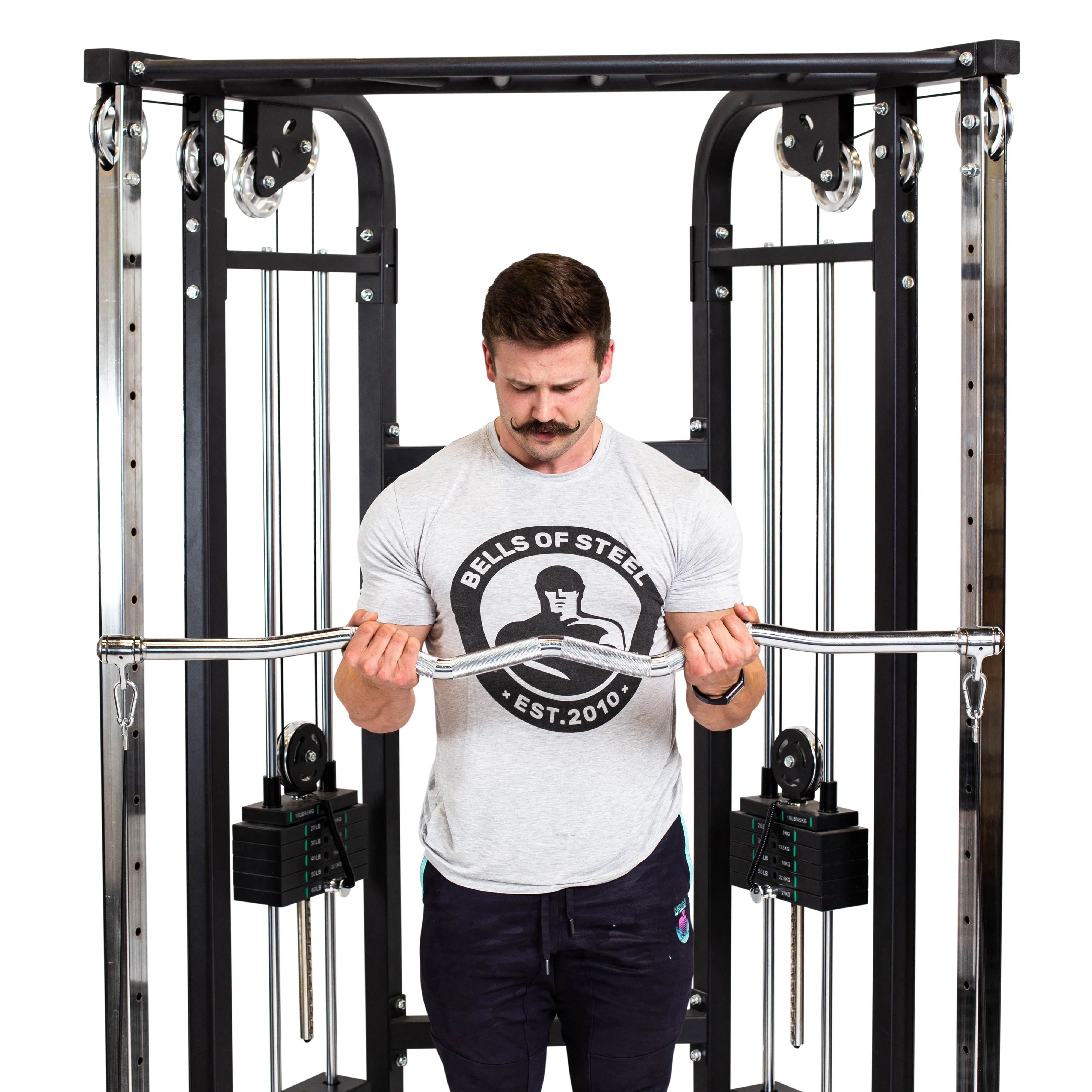 Double Hook EZ Curl Bar Cable Attachment - Image 7