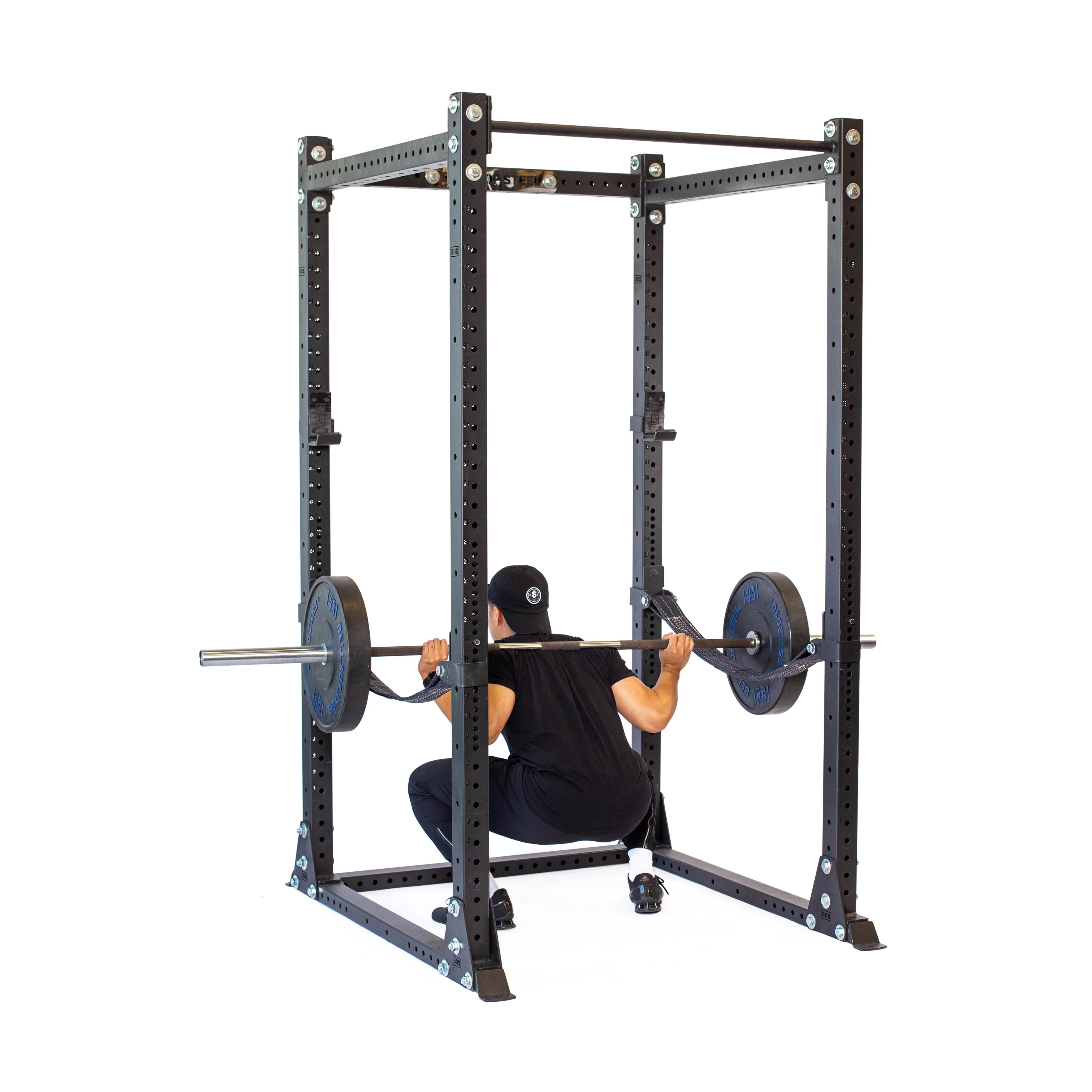 Hydra Flat Foot Power Rack - Prebuilt (3" x 3", ⅝" Holes) - Image 2
