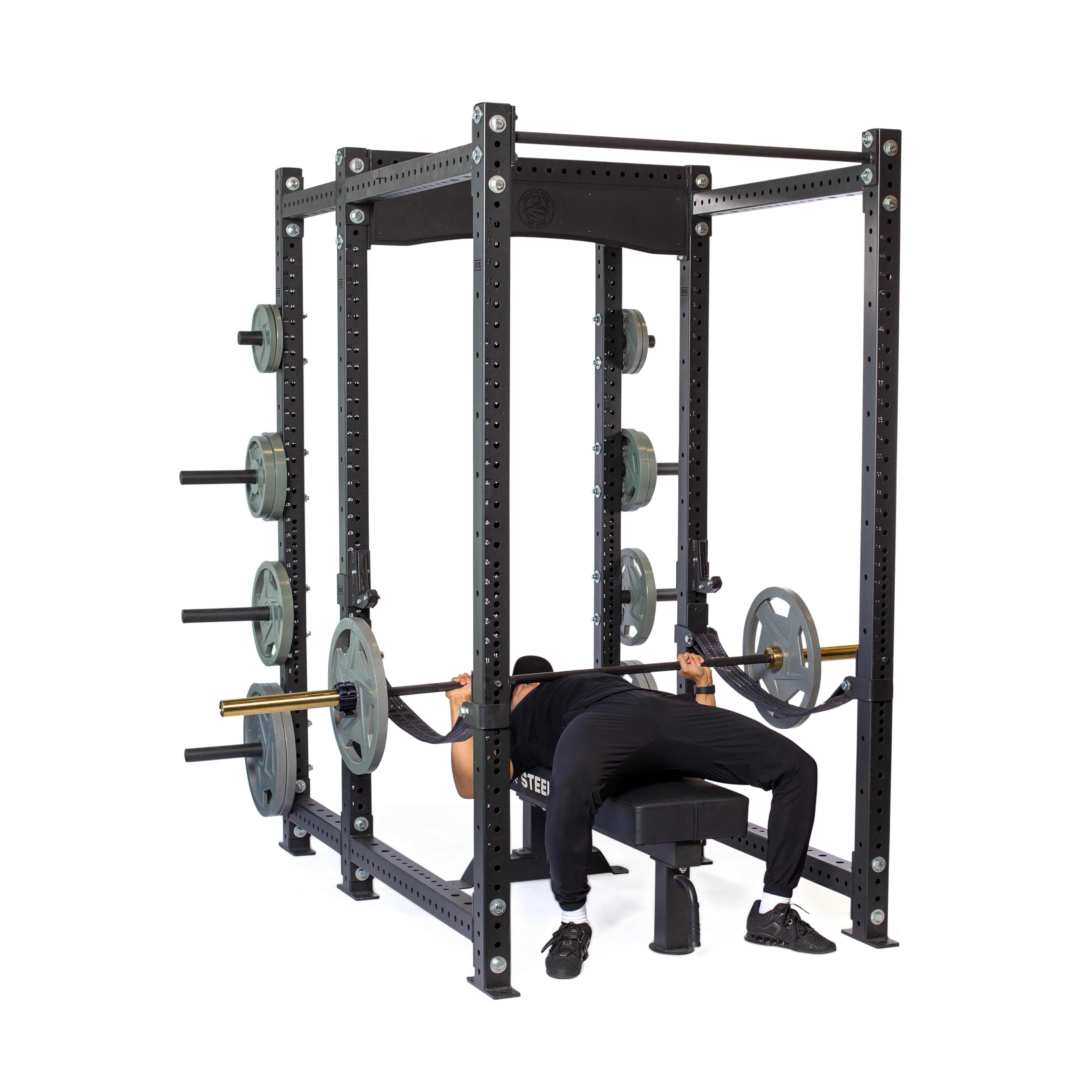Hydra Six Post Power Rack - Prebuilt (3" x 3", ⅝" Holes) - Image 3