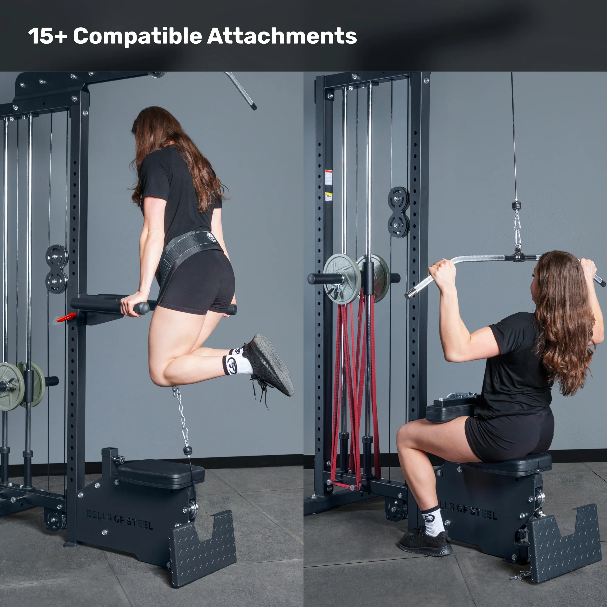 Lat Pulldown Low Row Machine - Image 11