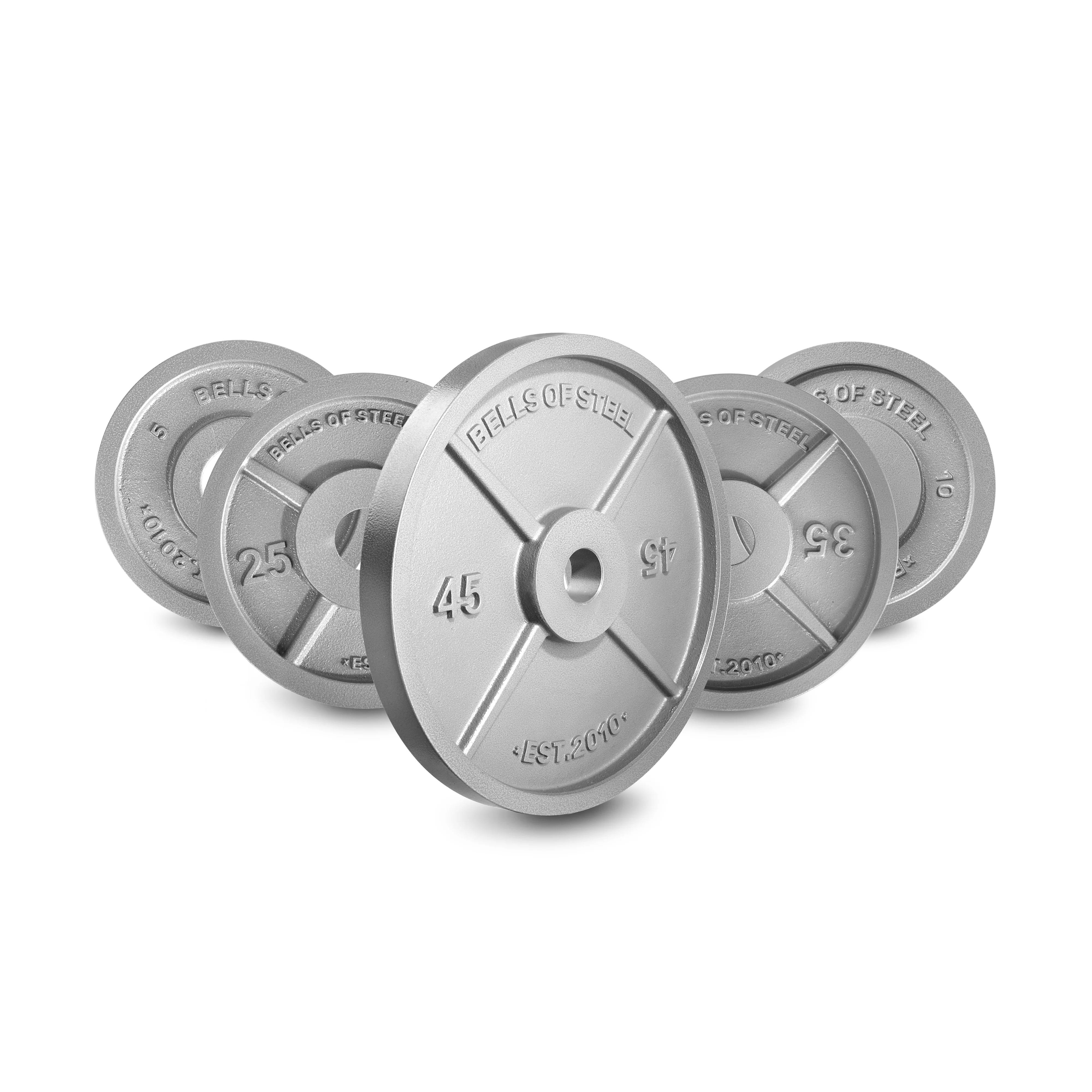 Machined Iron Olympic Weight Plate Sets