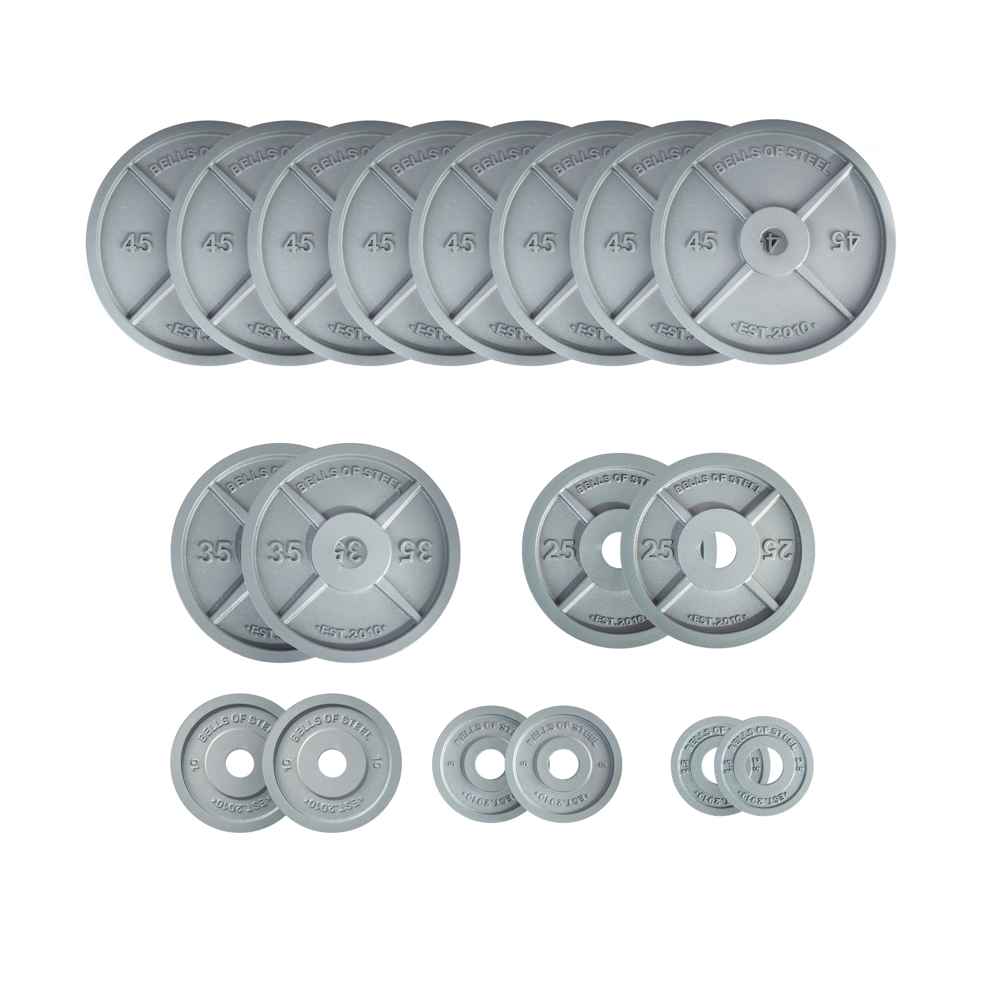 Machined Iron Olympic Weight Plate Sets - Image 9