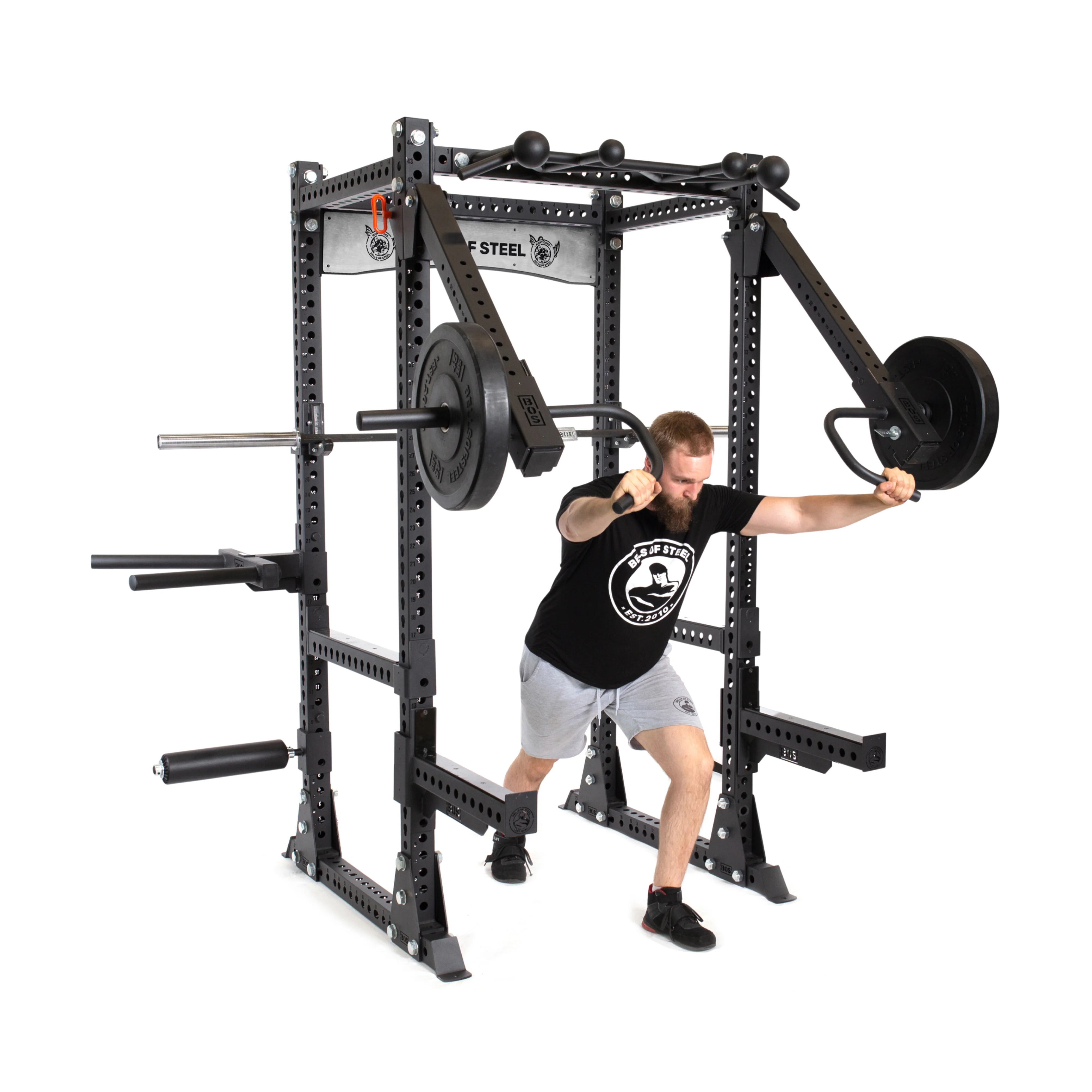 Manticore Flat Foot Power Rack - Prebuilt (3" x 3", 1" Holes) - Image 3