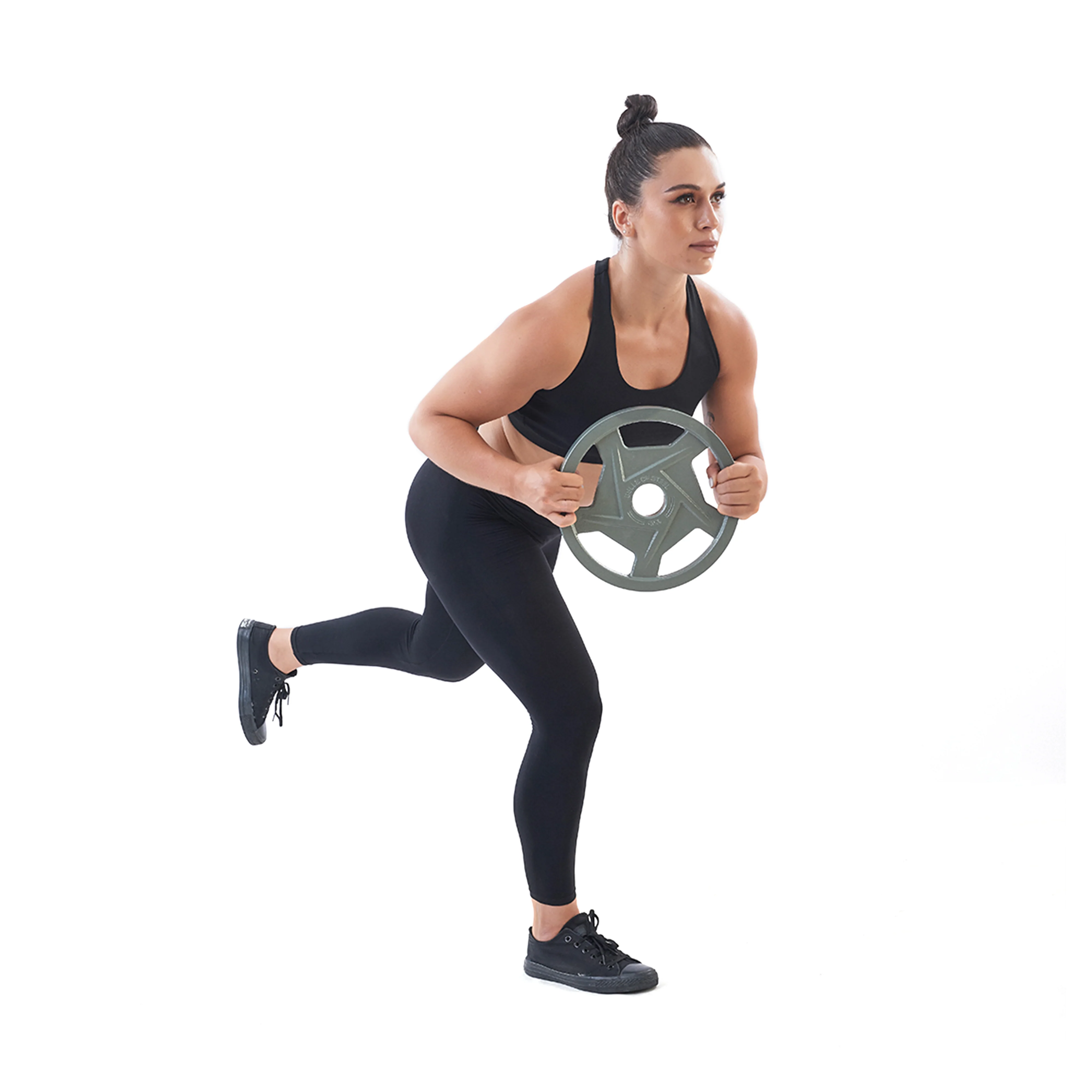 Gray Mighty Grip Olympic Weight Plate Sets - Image 5