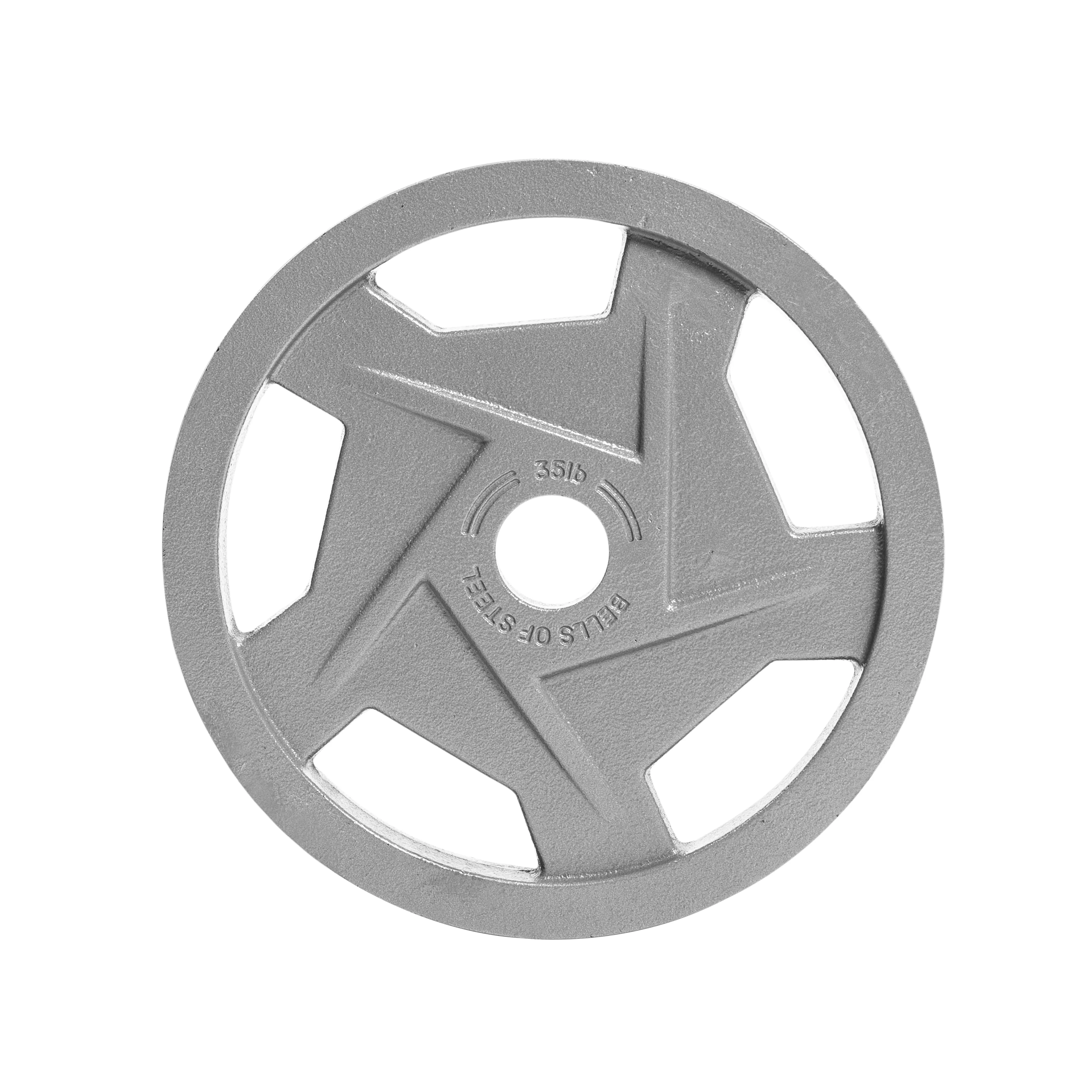 Gray Mighty Grip Olympic Weight Plates - Image 16