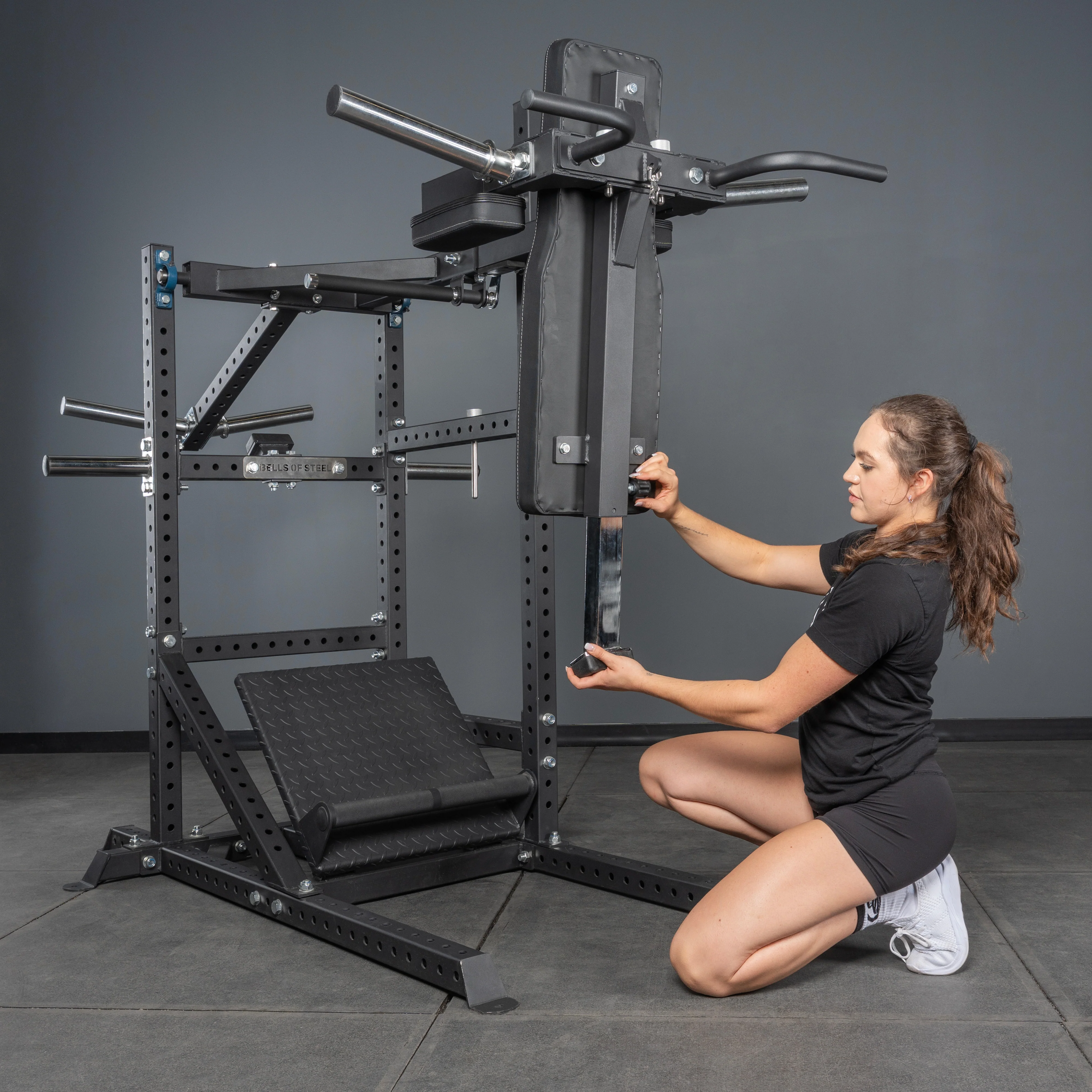 Pandemonium Squat โ 3-in-1 Pendulum Squat / Calf Press / Viking Press Machine - Image 13