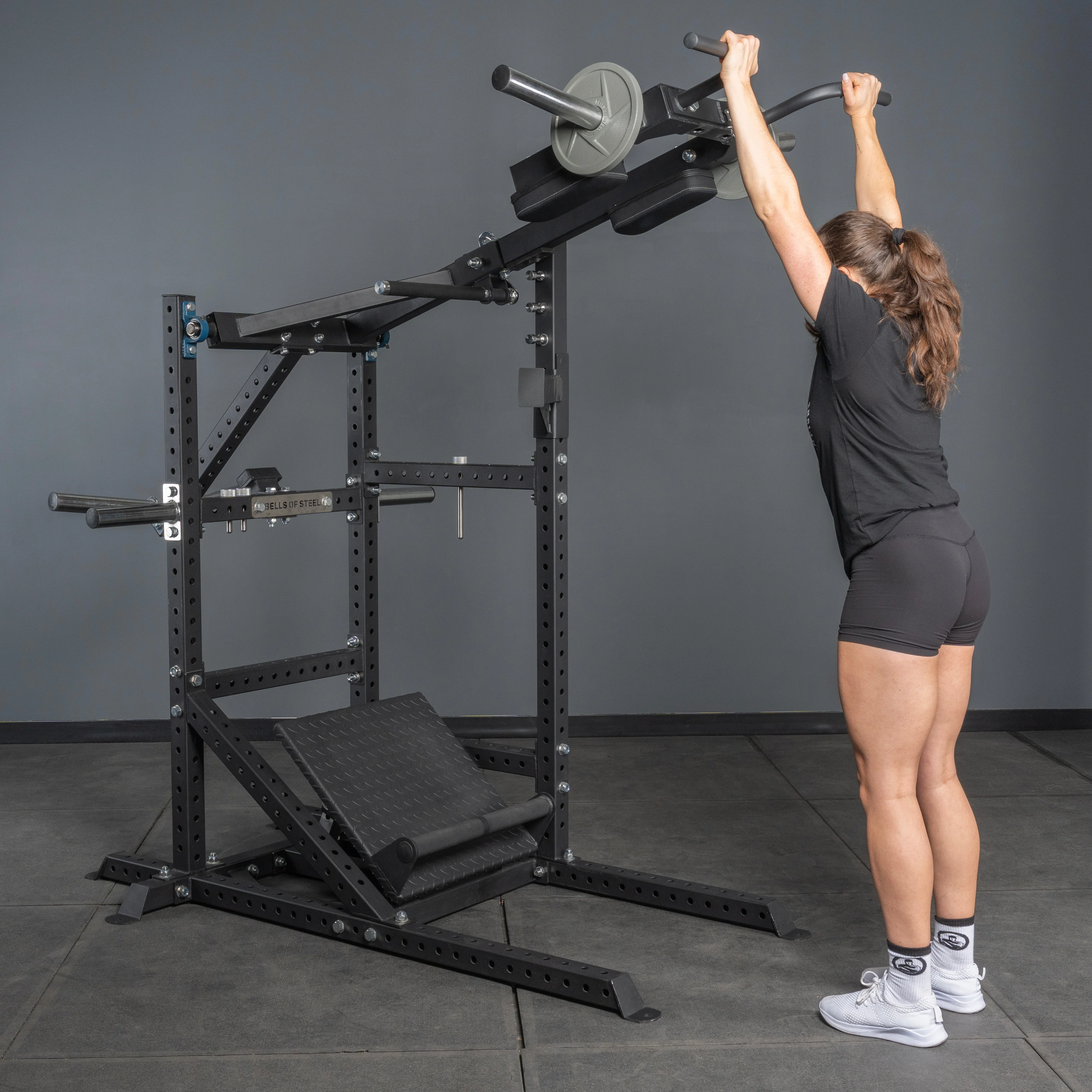 Pandemonium Squat โ 3-in-1 Pendulum Squat / Calf Press / Viking Press Machine - Image 3