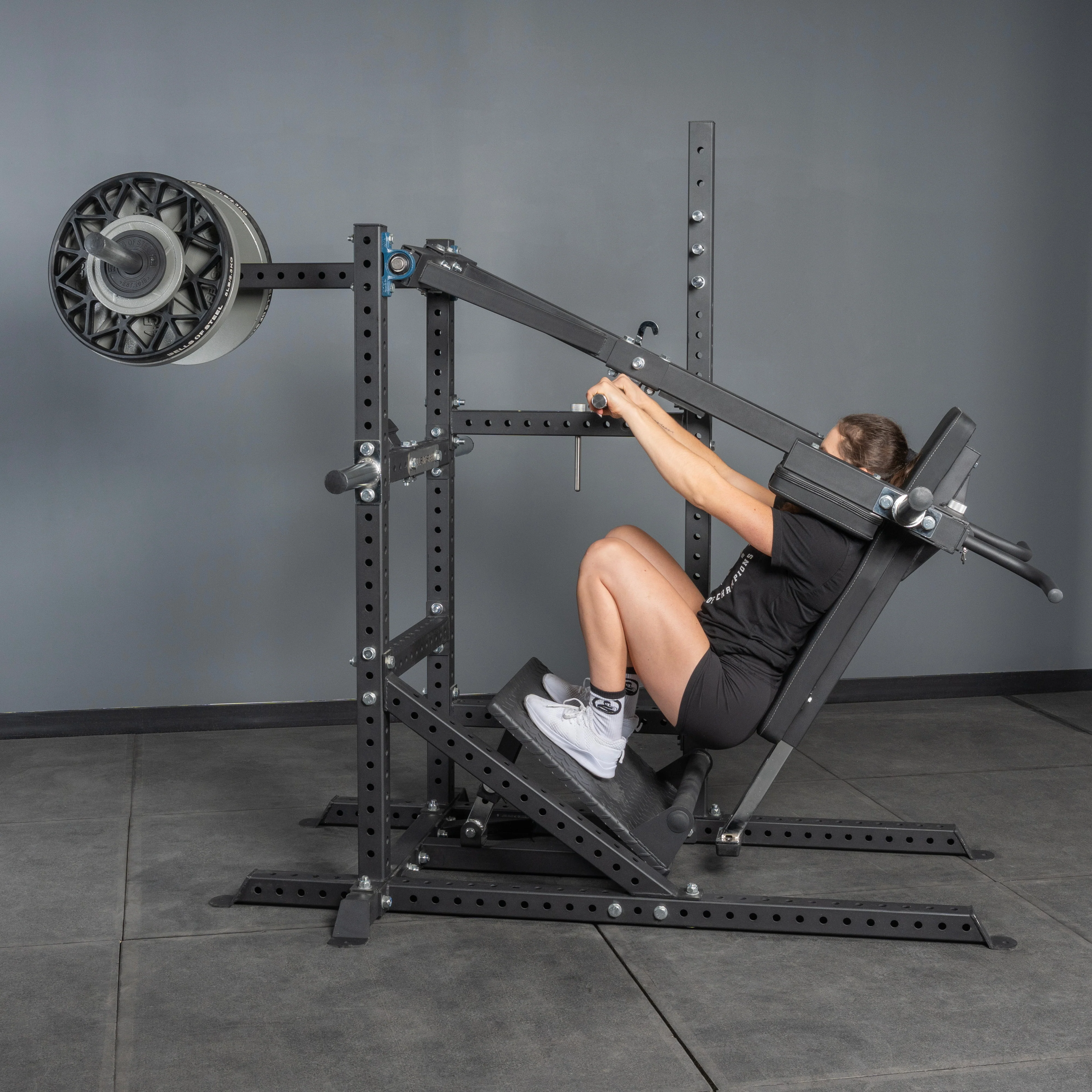 Pandemonium Squat โ 3-in-1 Pendulum Squat / Calf Press / Viking Press Machine - Image 6