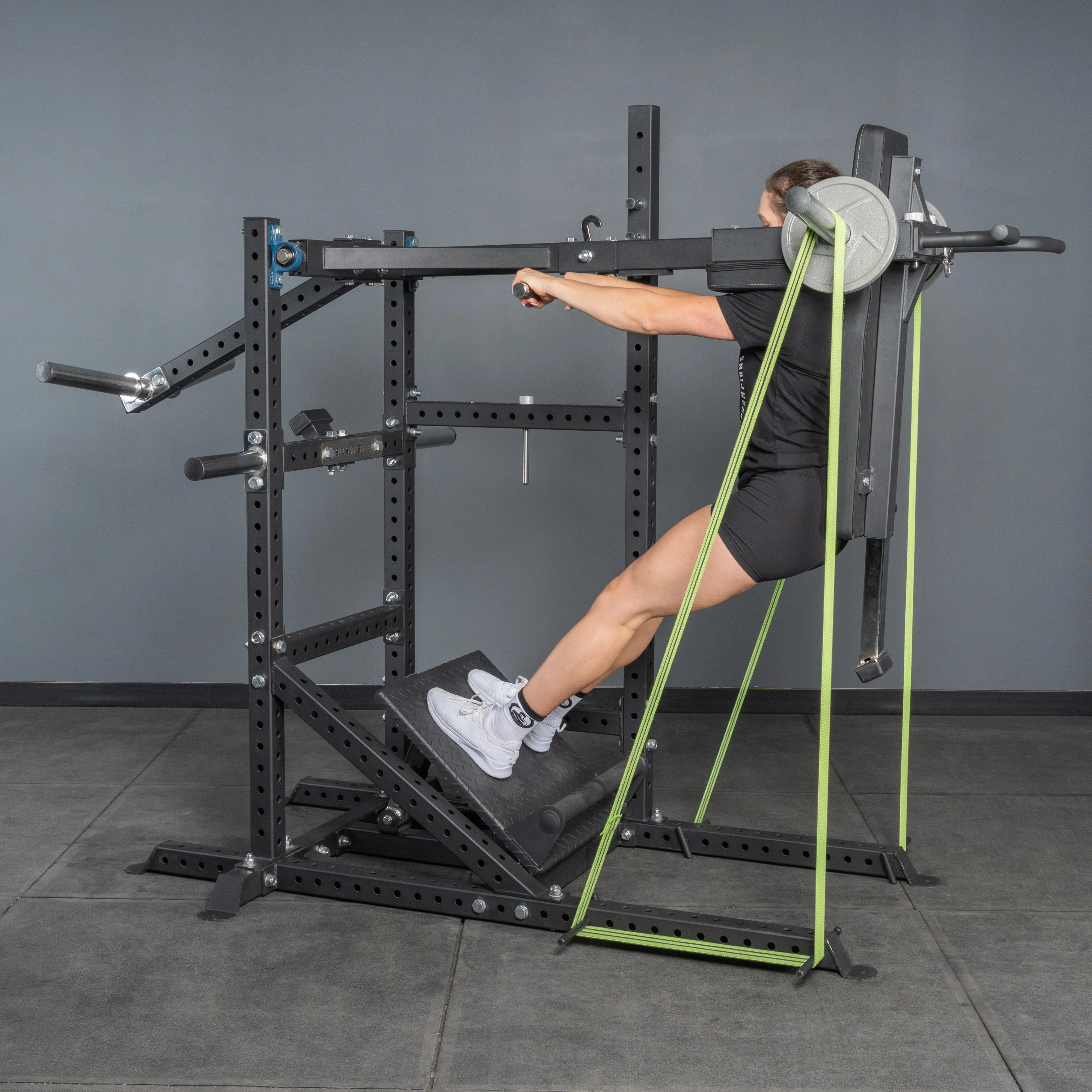 Pandemonium Squat โ 3-in-1 Pendulum Squat / Calf Press / Viking Press Machine - Image 7