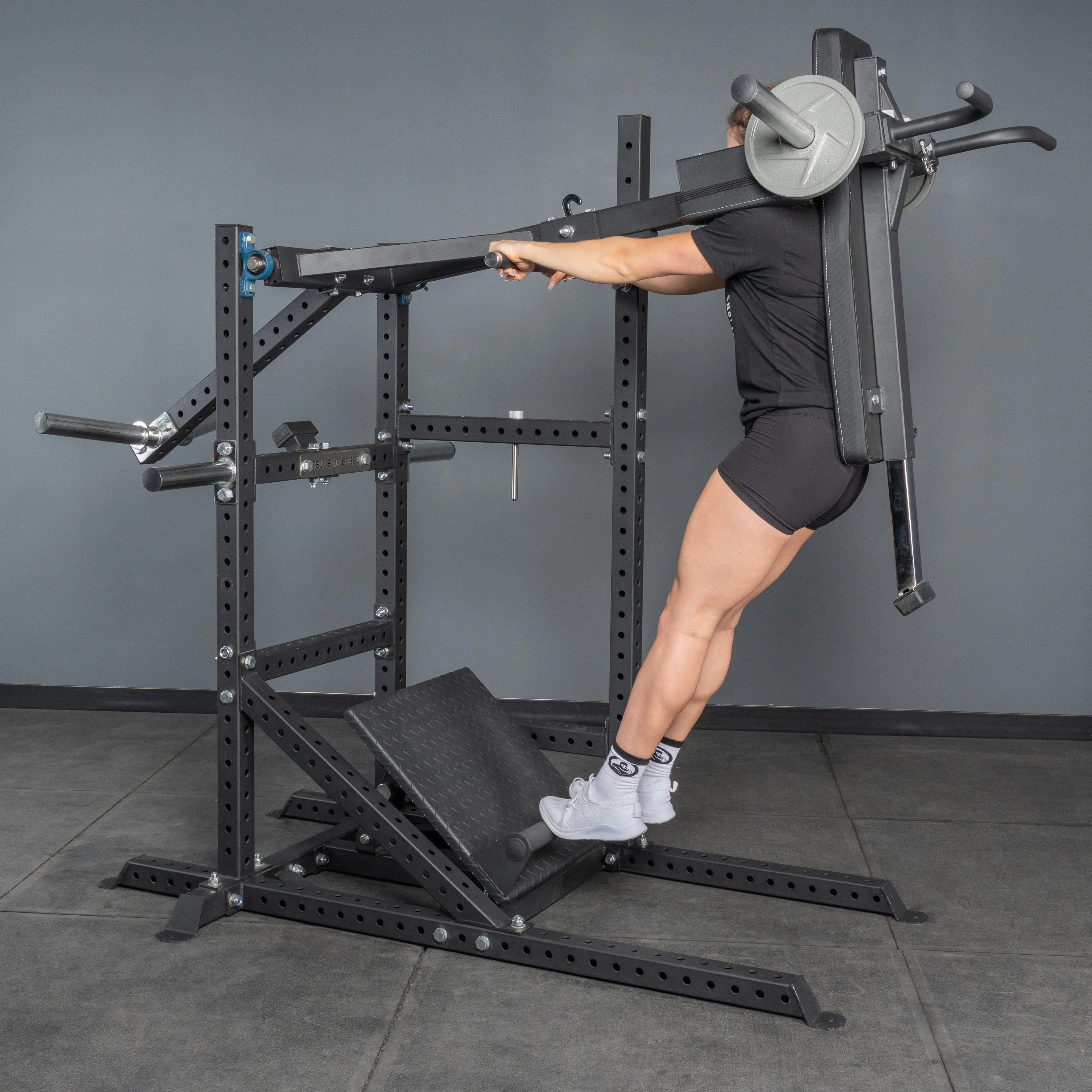 Pandemonium Squat โ 3-in-1 Pendulum Squat / Calf Press / Viking Press Machine - Image 8