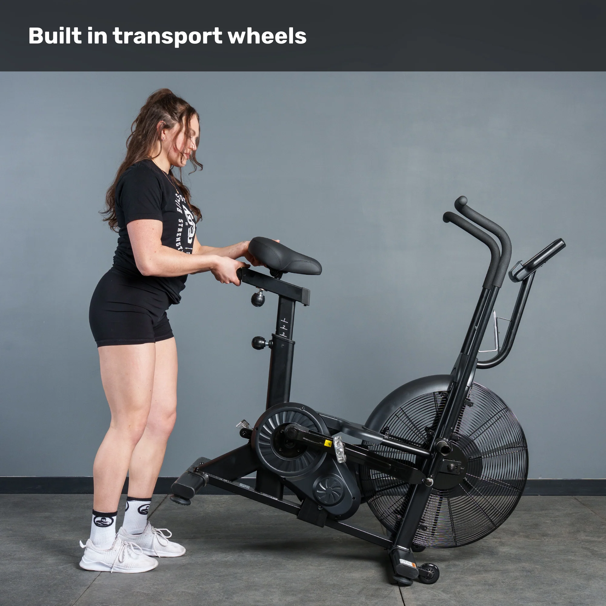 Residential Air Bike with Wind Guard - Image 7