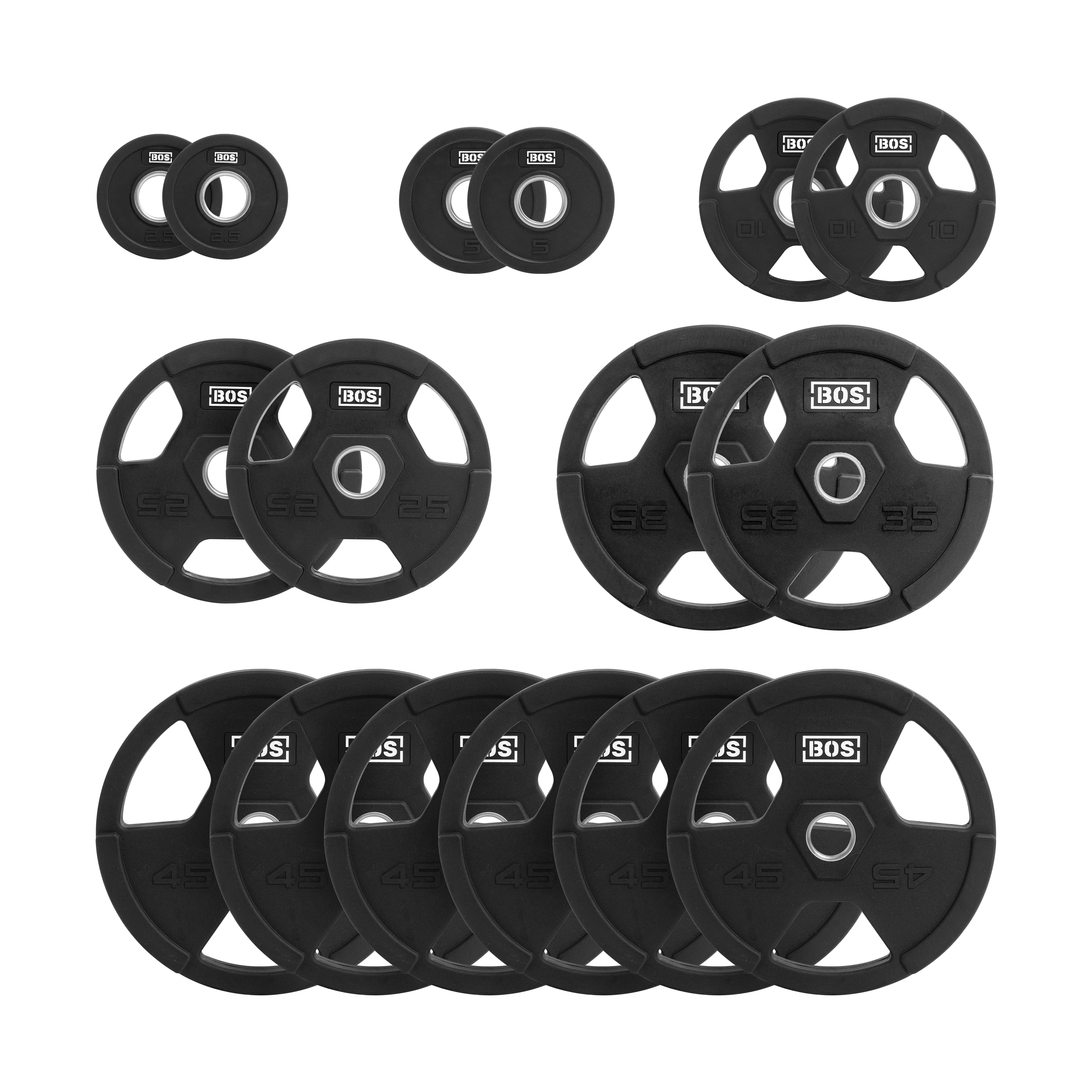 Rubber Coated Iron Weight Plate Sets - Image 10