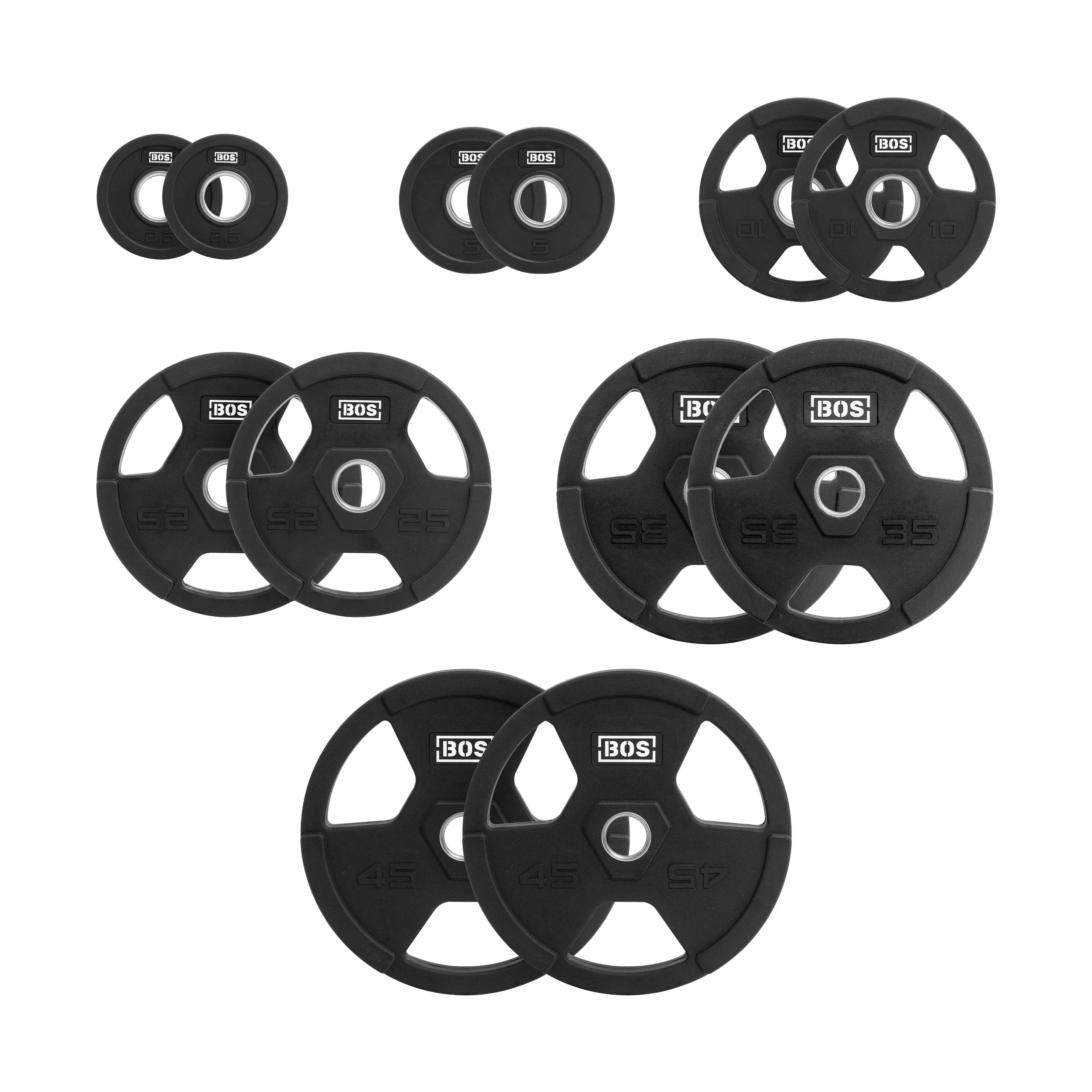 Rubber Coated Iron Weight Plate Sets - Image 8