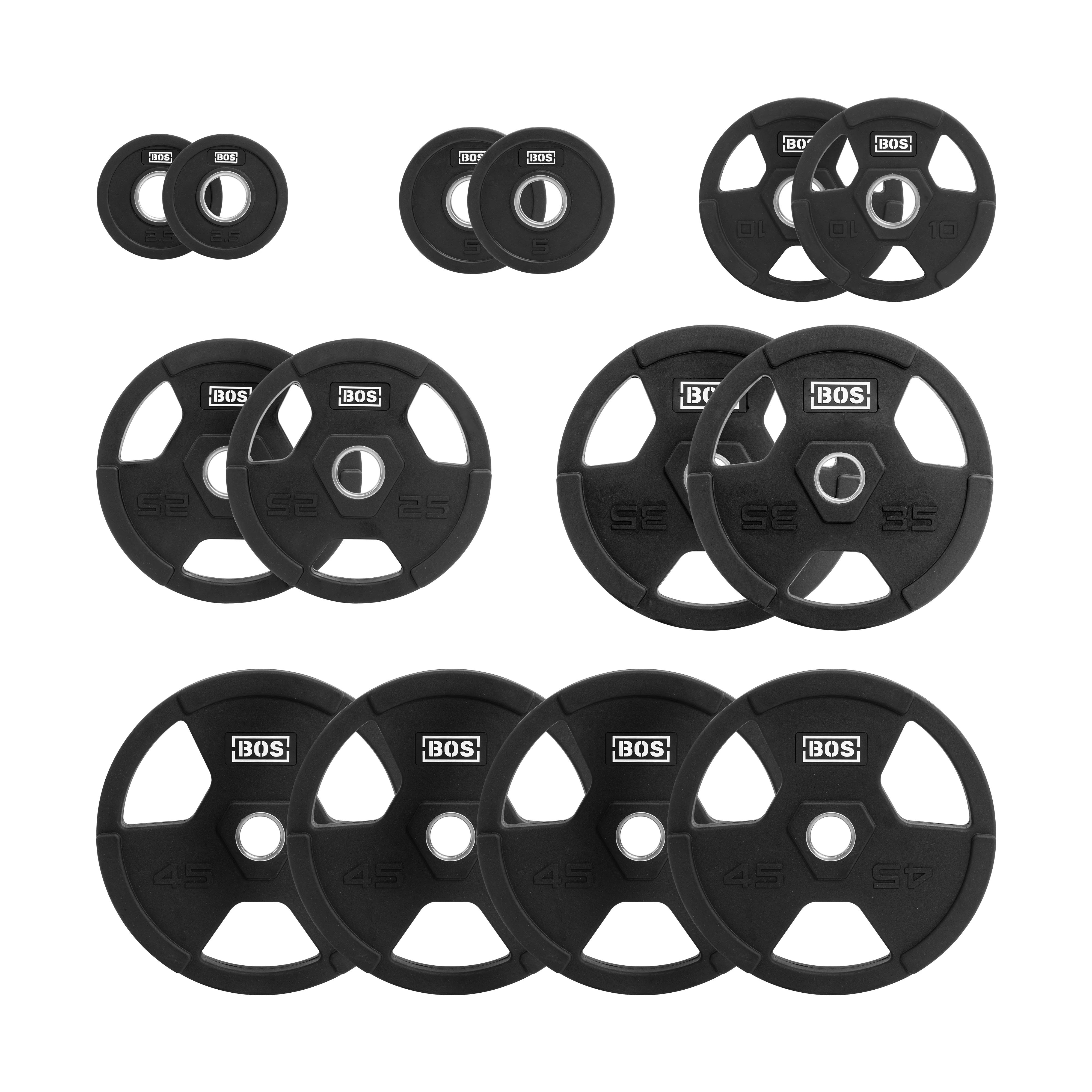 Rubber Coated Iron Weight Plate Sets - Image 9