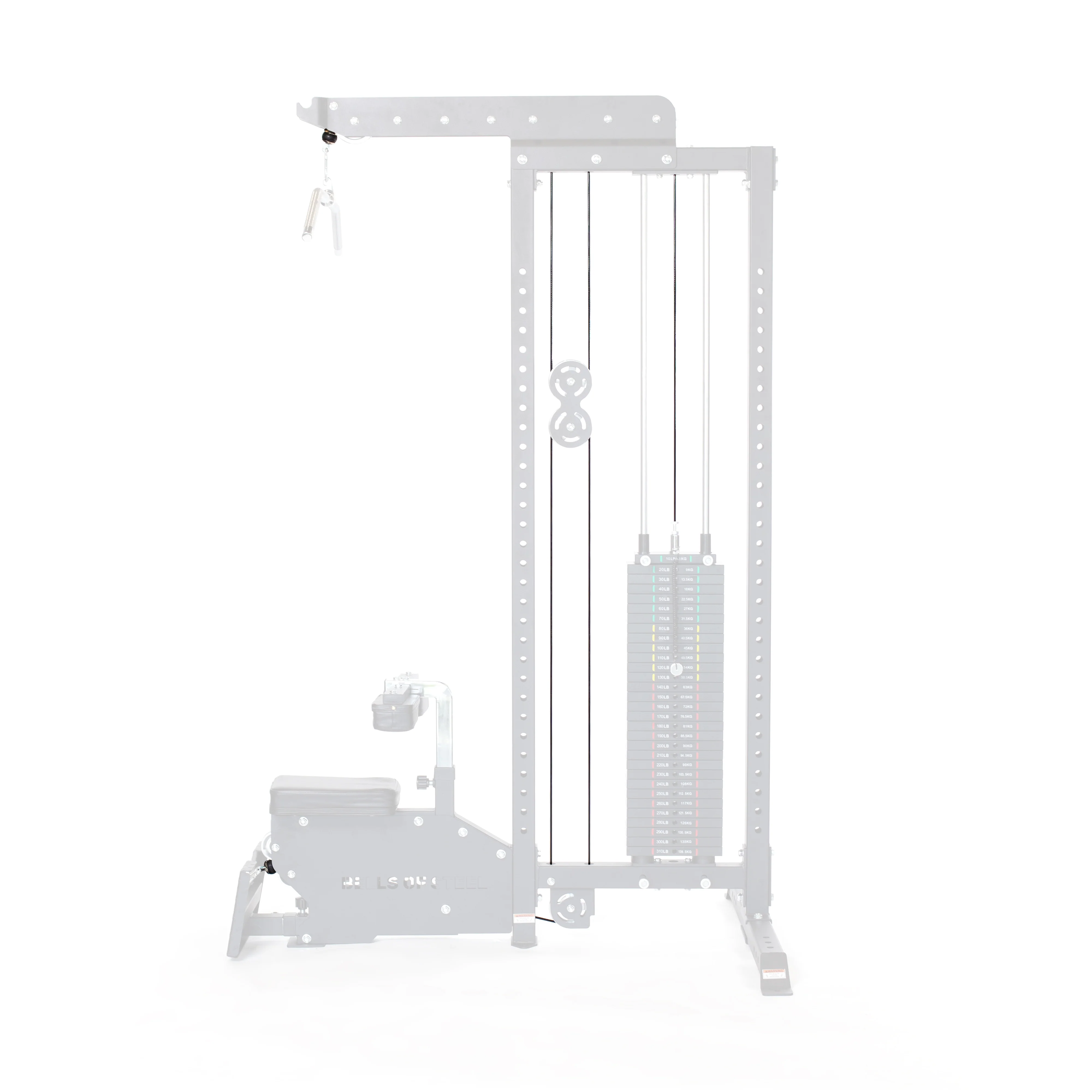 Selectorized Lat Pulldown Low Row Machine Cables Part #41, #42 - Image 2